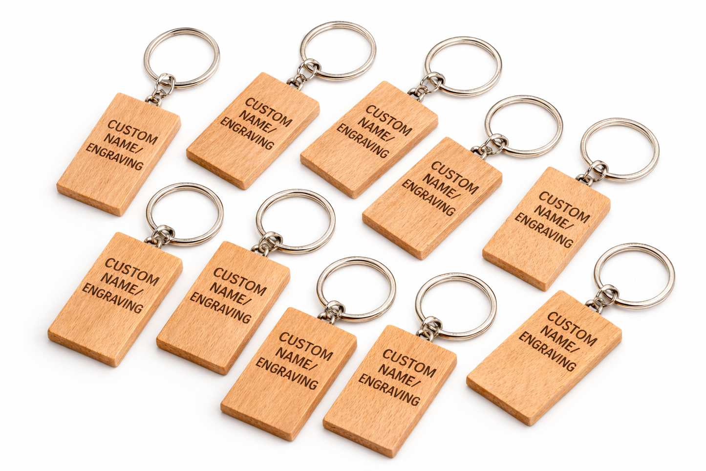 Custom Wooden Keychains