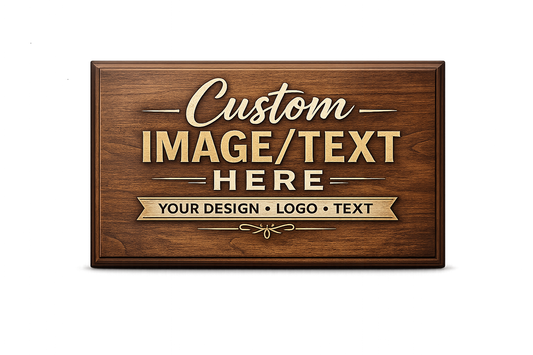 Custom Wooden Engraved Plaque