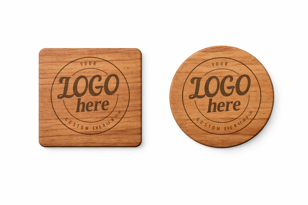 Custom Wooden Coasters [SETS OF 4]
